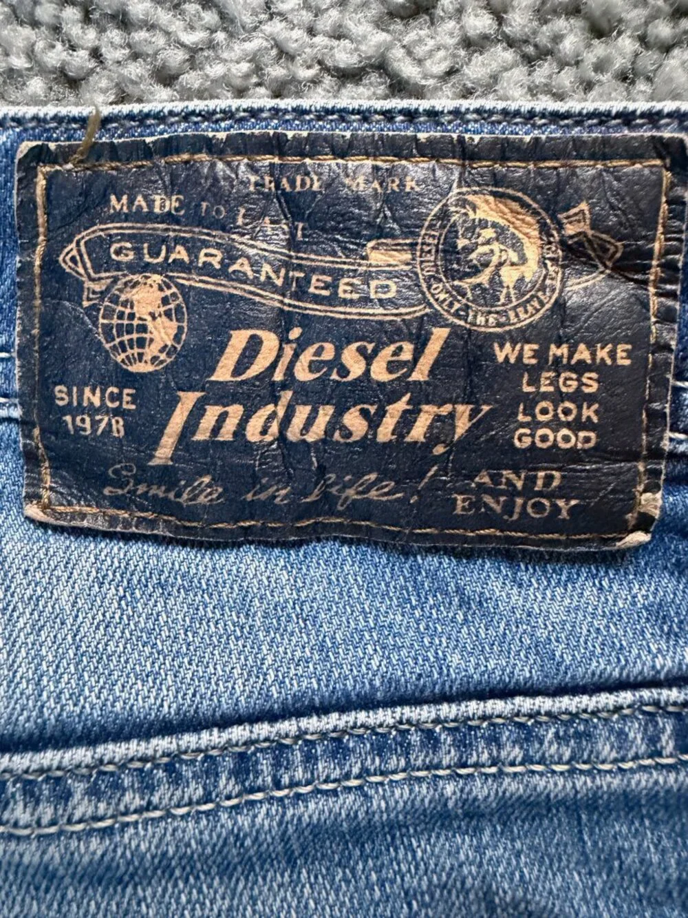 Diesel Viker 008W7 Regular Straight Men's Stretch Jeans Size 34x32- Very Good UC